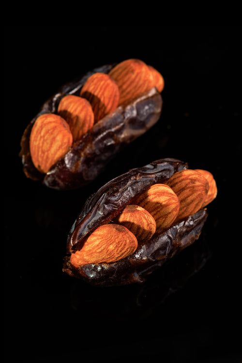 Medjool dates with almonds