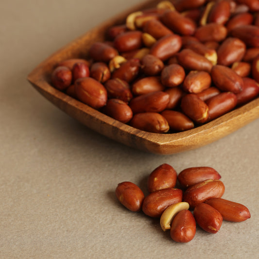 Peanuts Jumbo Red-Skinned Raw