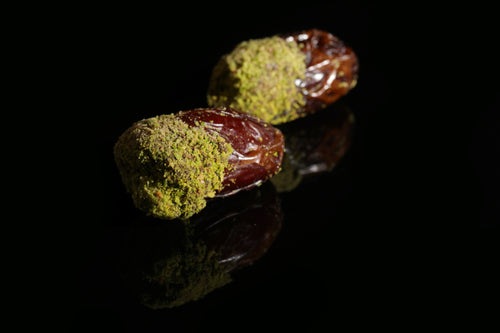 Medjool Dates with Crunchy Pistachio Paste
