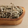 Dried sage leaves for cooking and herbal infusion